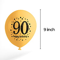 The Magic Balloons- Happy 90th Birthday Balloons pack of 30 pcs-181386