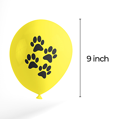 The Magic Balloons - Dog Theme Birthday Balloons Latex Balloons For Dog Birthday Party Pack of 30pcs With Dog Print and Paw Print Perfect For Dog and Dog Lovers Party Suppliers The Magic Balloons - Dog Theme Birthday Balloons Latex Balloons For Dog Birthday Party Pack of 30pcs With Dog Print and Paw Print Perfect For Dog and Dog Lovers Party Suppliers