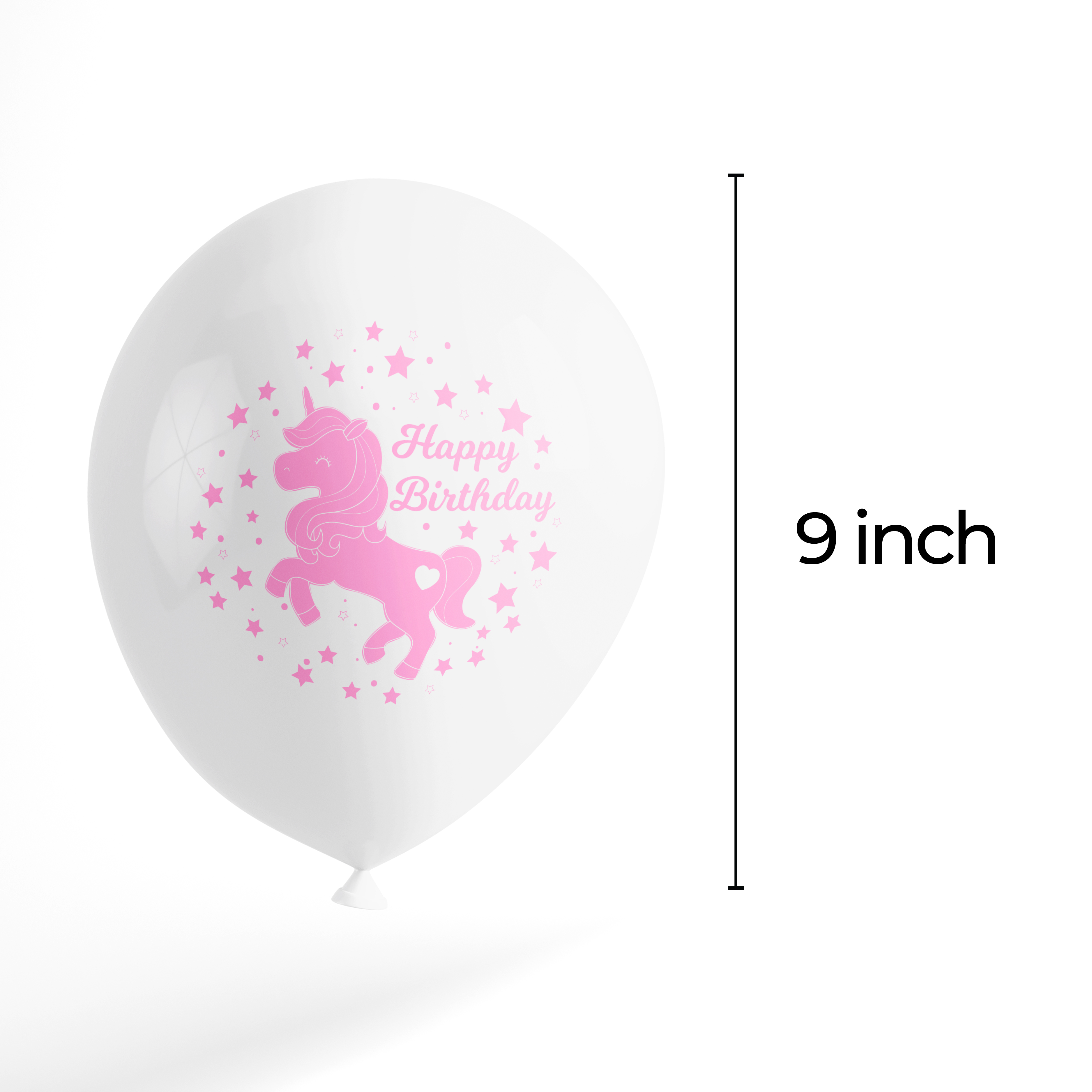The Magic Balloons - Happy Birthday Unicorn Balloons pack of 30-181284 The Magic Balloons - Happy Birthday Unicorn Balloons pack of 30-181284