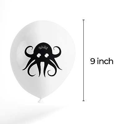 The Magic Balloons- Squid Printed Happy Birthday Party Decorations Squid Theme Party Balloons Decoration Game Party Decorations Supplies Birthday Party- pack of 30 pcs The Magic Balloons- Squid Printed Happy Birthday Party Decorations Squid Theme Party Balloons Decoration Game Party Decorations Supplies Birthday Party- pack of 30 pcs