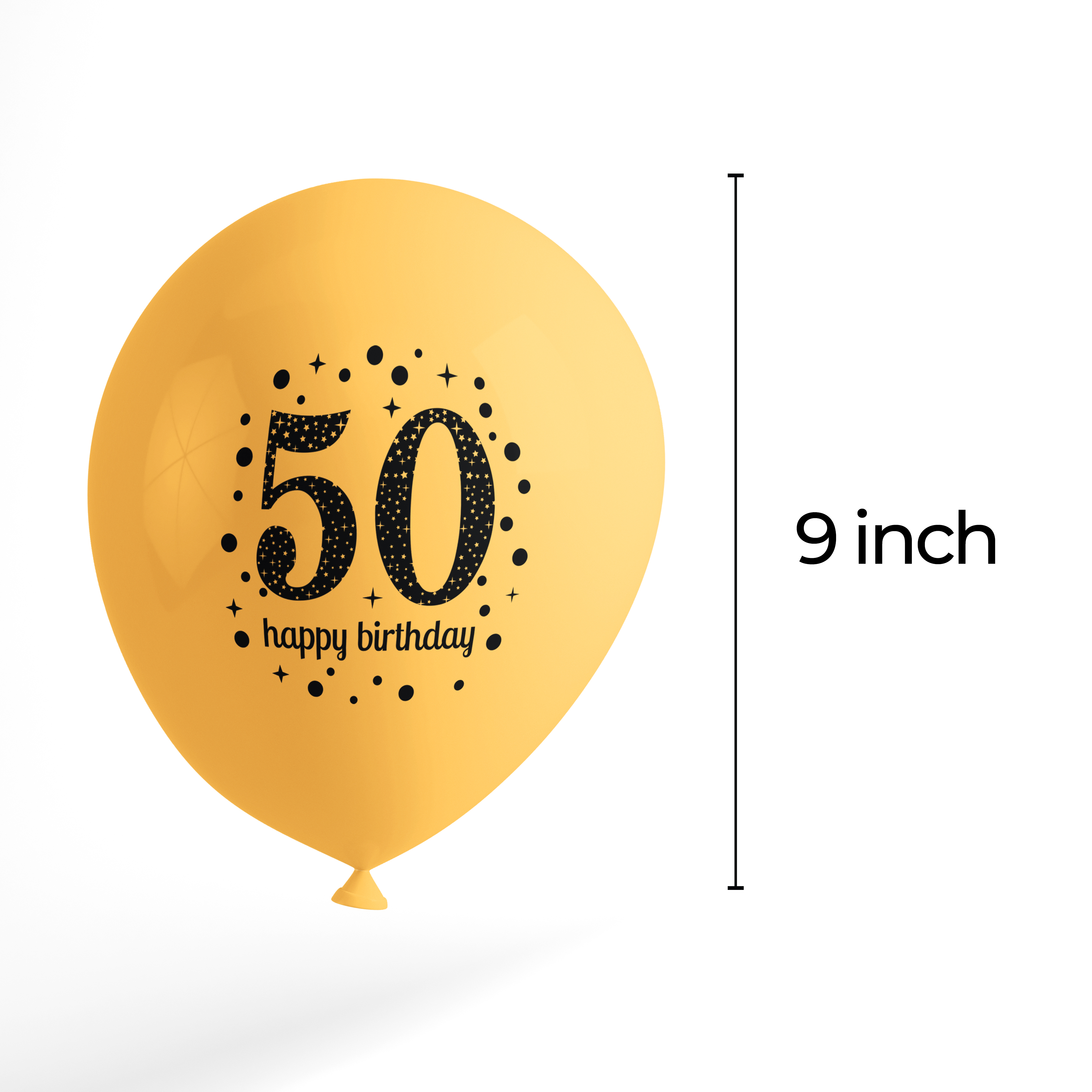 The Magic Balloons Store- Happy 50th Birthday Balloons pack of 100 pcs-181227 The Magic Balloons Store- Happy 50th Birthday Balloons pack of 100 pcs-181227