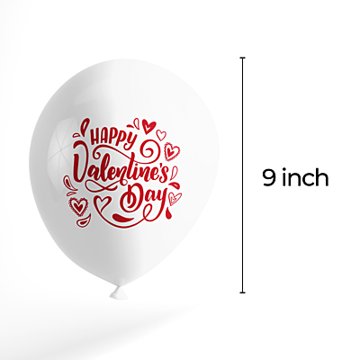 The Magic Balloons - Happy Valentine's Day Balloons Red and White Latex Balloons Pack of 30pcs - Valentine Printed Balloons Set for Valentine Day Decorations. The Magic Balloons - Happy Valentine's Day Balloons Red and White Latex Balloons Pack of 30pcs - Valentine Printed Balloons Set for Valentine Day Decorations.