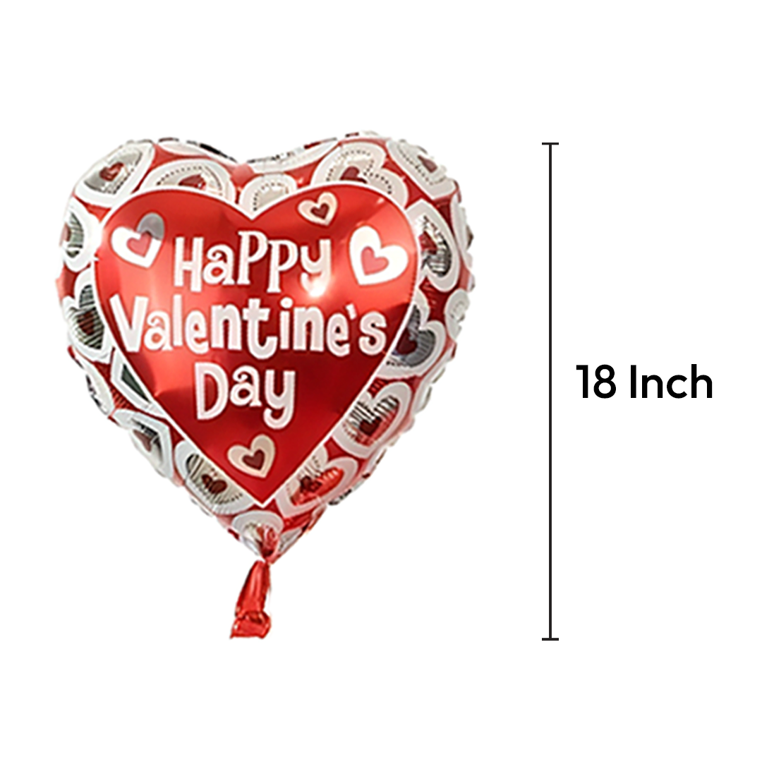 The Magic Balloons - Happy Valentine's Day Combo kit 16pcs of Balloons 2pcs of curtain and 2pcs of Heart shaped foil balloons pack of 20pcs For Valentine's Decoration. The Magic Balloons - Happy Valentine's Day Combo kit 16pcs of Balloons 2pcs of curtain and 2pcs of Heart shaped foil balloons pack of 20pcs For Valentine's Decoration.
