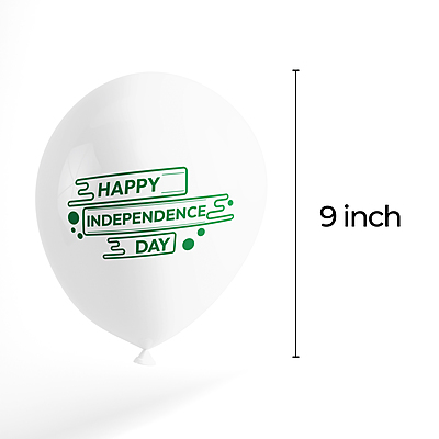 The Magic Balloons - Happy Independence Day Latex Balloons For 15 August Pack of 30pcs Orange White and Green 9" Balloons For Independence Day Or Any Other National Day The Magic Balloons - Happy Independence Day Latex Balloons For 15 August Pack of 30pcs Orange White and Green 9" Balloons For Independence Day Or Any Other National Day