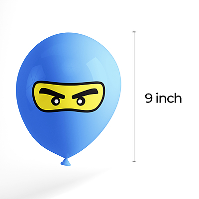The Magic Balloons Store- Printed Ninja Eyes Theme Balloons For Theme Parties Kid Room Decor Children Day With Multicolor Balloons Pack Of 10pcs- 181603 The Magic Balloons Store- Printed Ninja Eyes Theme Balloons For Theme Parties Kid Room Decor Children Day With Multicolor Balloons Pack Of 10pcs- 181603