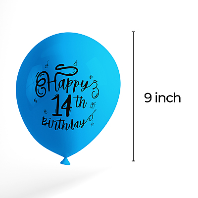 The Magic Balloons- Make Your 14th Birthday Bash Pop with our 30-Piece Balloon Decorations Pack in Pink, Blue, and Yellow - Perfect for Boys and Girls! The Magic Balloons- Make Your 14th Birthday Bash Pop with our 30-Piece Balloon Decorations Pack in Pink, Blue, and Yellow - Perfect for Boys and Girls!