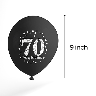 The Magic Balloons Store- Happy 70th Birthday Balloons pack of 30-181308 The Magic Balloons Store- Happy 70th Birthday Balloons pack of 30-181308