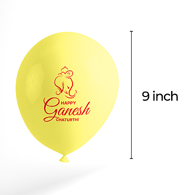 The Magic Balloons Store-Happy Ganesh Chaturthi customized Balloons, Ganesh Chaturthi decorations at mandap/ home Pack of 30 multicolor Metallic yellow, metallic orange metallic white balloons-181133 The Magic Balloons Store-Happy Ganesh Chaturthi customized Balloons, Ganesh Chaturthi decorations at mandap/ home Pack of 30 multicolor Metallic yellow, metallic orange metallic white balloons-181133
