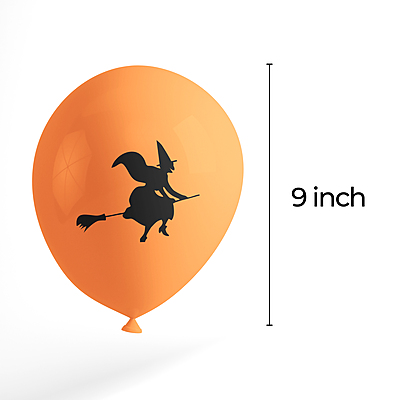 The Magic Balloons– Halloween Theme Decoration Balloons With Banner Latex Balloons For Halloween Party Supplies Pack of 21pcs Multicolour Balloons with Halloween banner The Magic Balloons– Halloween Theme Decoration Balloons With Banner Latex Balloons For Halloween Party Supplies Pack of 21pcs Multicolour Balloons with Halloween banner