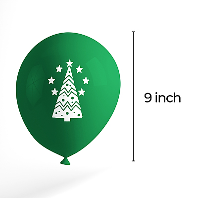 The Magic Balloons - Customized Merry Christmas Balloons With Banner Latex Balloons Merry Christmas Pack of 21pcs Red, White and Green Balloons Party Supplier The Magic Balloons - Customized Merry Christmas Balloons With Banner Latex Balloons Merry Christmas Pack of 21pcs Red, White and Green Balloons Party Supplier