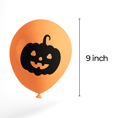 The Magic Balloons– Halloween Theme Decoration Balloons With Banner Latex Balloons For Halloween Party Supplies Pack of 21pcs Multicolour Gold, Black, And White Balloons The Magic Balloons– Halloween Theme Decoration Balloons With Banner Latex Balloons For Halloween Party Supplies Pack of 21pcs Multicolour Gold, Black, And White Balloons