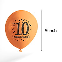 The Magic Balloons- Happy 10th Birthday Balloons pack of 50- 181231