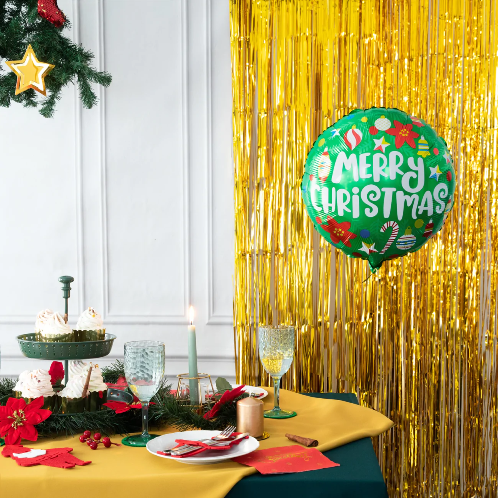 The Magic Balloons - Christmas Theme Foil Balloons For Christmas Party Decoration Pack of 5pcs For Home Office & School Decor Christmas Party Supplier. The Magic Balloons - Christmas Theme Foil Balloons For Christmas Party Decoration Pack of 5pcs For Home Office & School Decor Christmas Party Supplier.
