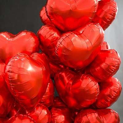 The Magic Balloons Store-18″ Red Heart Foil Balloon ( Pack of 3) The Magic Balloons Store-18″ Red Heart Foil Balloon ( Pack of 3)