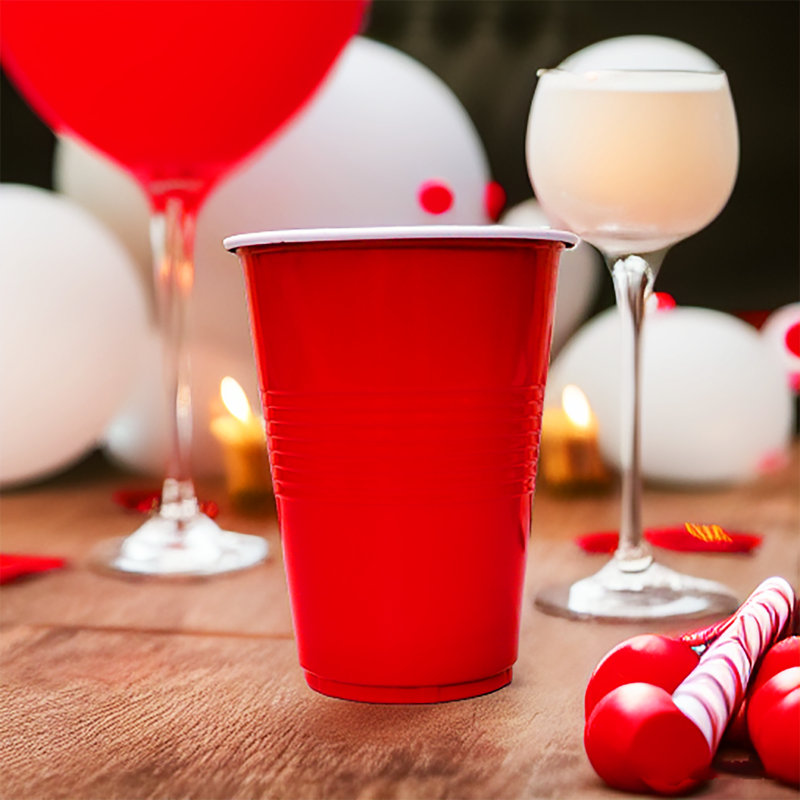 Beer Pong Glass | Red Drinking Cup | Drinking Glass for New Year Bachelor Anniversary Helloween Wedding Adults Parties and Games | Party Suppliers | 16 OZ | Set of 20pcs Beer Pong Glass | Red Drinking Cup | Drinking Glass for New Year Bachelor Anniversary Helloween Wedding Adults Parties and Games | Party Suppliers | 16 OZ | Set of 20pcs