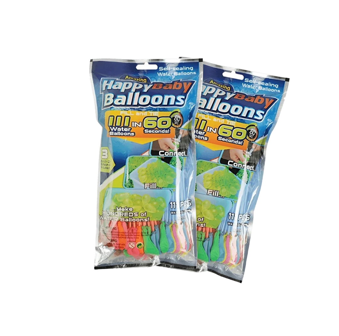The Magic Balloons- Automatic Fill and Tie Magic Water Balloons for Holi - Multicolour 222 Holi Balloons Fill and tie Water Balloons in 60 seconds for Holi self sealing water balloon