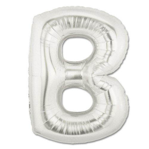 The Magic Balloons Store-16" Silver A foil Balloon Alphabets The Magic Balloons Store-16" Silver A foil Balloon Alphabets