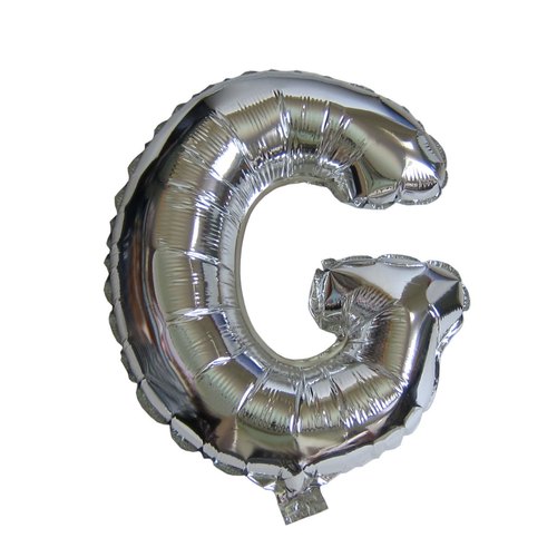 The Magic Balloons Store-16" Silver A foil Balloon Alphabets The Magic Balloons Store-16" Silver A foil Balloon Alphabets