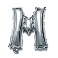 The Magic Balloons Store-16" Silver A foil Balloon Alphabets