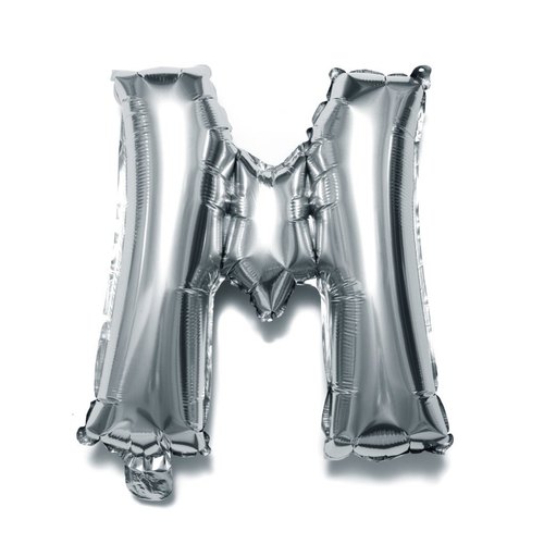 The Magic Balloons Store-16" Silver A foil Balloon Alphabets The Magic Balloons Store-16" Silver A foil Balloon Alphabets