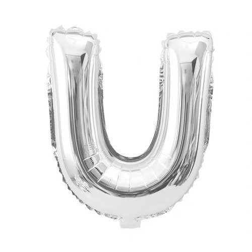 The Magic Balloons Store-16" Silver A foil Balloon Alphabets The Magic Balloons Store-16" Silver A foil Balloon Alphabets
