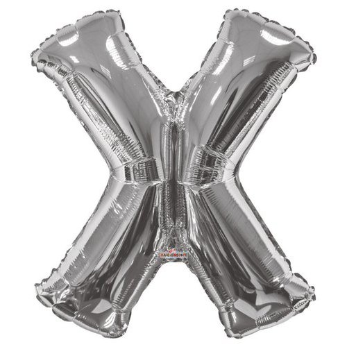 The Magic Balloons Store-16" Silver A foil Balloon Alphabets The Magic Balloons Store-16" Silver A foil Balloon Alphabets
