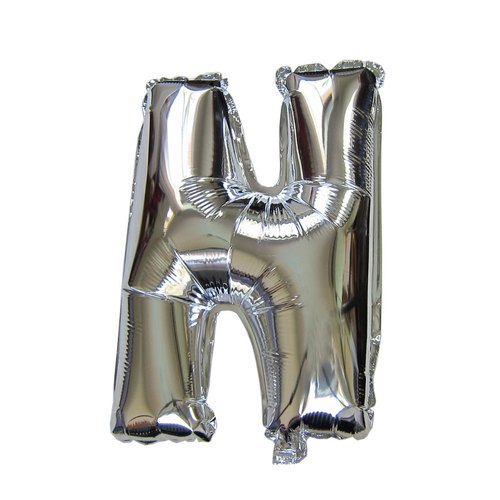 The Magic Balloons Store-16" Silver A foil Balloon Alphabets The Magic Balloons Store-16" Silver A foil Balloon Alphabets