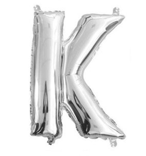 The Magic Balloons Store-16" Silver A foil Balloon Alphabets The Magic Balloons Store-16" Silver A foil Balloon Alphabets