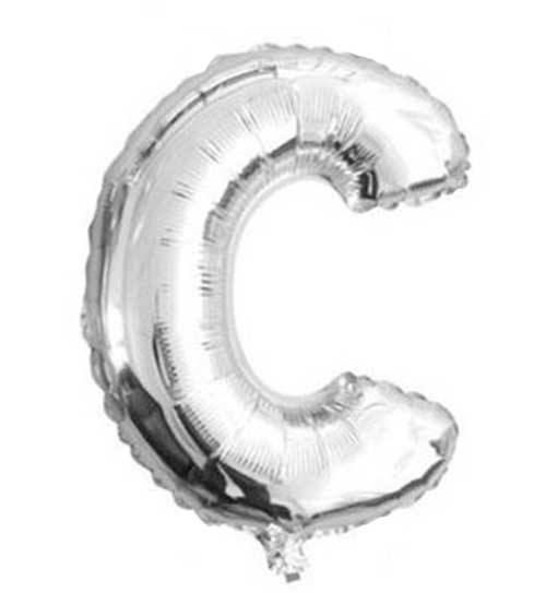The Magic Balloons Store-16" Silver A foil Balloon Alphabets The Magic Balloons Store-16" Silver A foil Balloon Alphabets