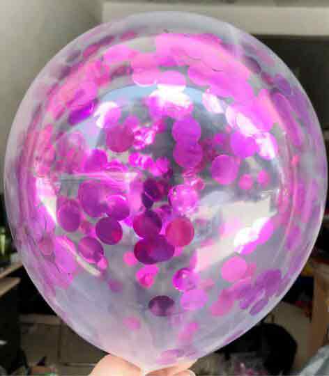 The Magic Balloons- Store- 12" Confetti Balloons Pack of 10 (Multicolour) The Magic Balloons- Store- 12" Confetti Balloons Pack of 10 (Multicolour)