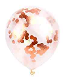 The Magic Balloons Store- 12" Rose Gold Pre-Filled Confetti Balloons & Rose Gold Latex Balloons ( Pack of 10) The Magic Balloons Store- 12" Rose Gold Pre-Filled Confetti Balloons & Rose Gold Latex Balloons ( Pack of 10)