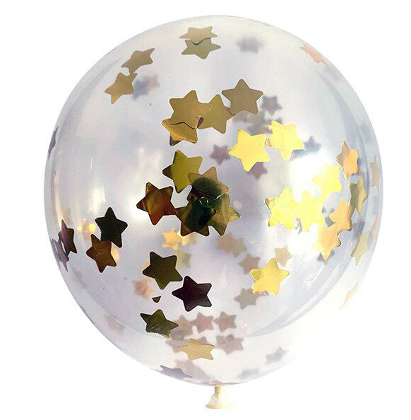 The Magic Balloons- Store- 12" Confetti Balloons Pack of 10 (Multicolour) The Magic Balloons- Store- 12" Confetti Balloons Pack of 10 (Multicolour)