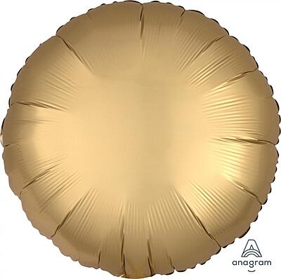 Anagram 18″ Matte Gold Circle Foil Balloon (pack of 1) Anagram 18″ Matte Gold Circle Foil Balloon (pack of 1)