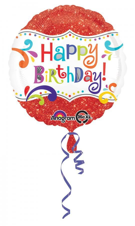 Anagram Happy Birthday Sparkles Balloon 18″ S40