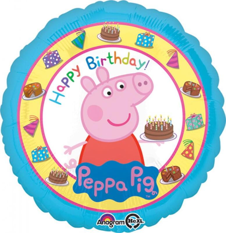 Anagram Peppa Pig Birthday Balloon 18″