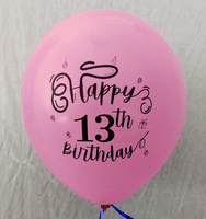 The Magic Balloons Store- Happy 13th Birthday Balloons pack of 30-181282-