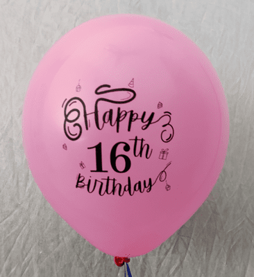 The Magic Balloons Store- Happy 16th Birthday Balloons pack of 30-181283
