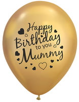 The Magic Balloons Store- Happy Birthday Mom Latex Balloons Pack of 30 pcs