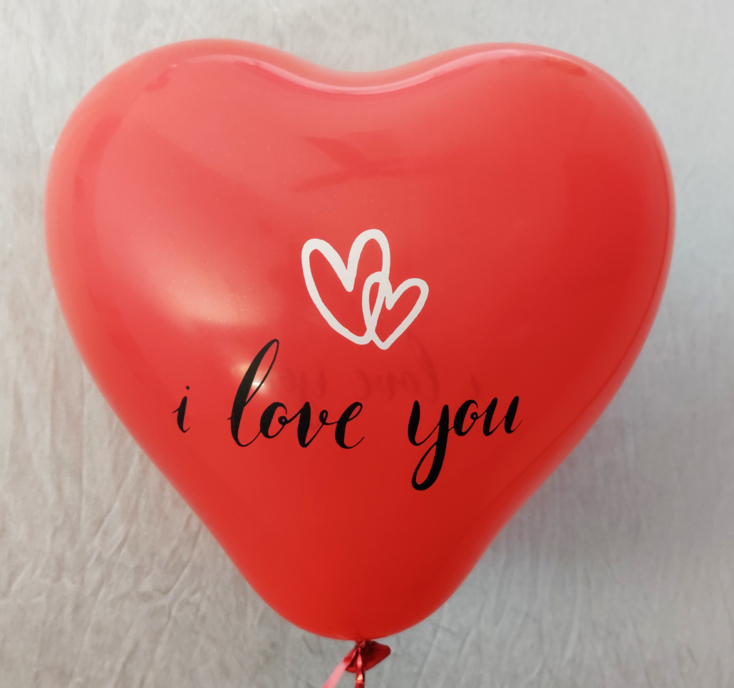 The Magic Balloons Store-I Love U Printed Red Heart Shape Latex Balloons Pack Of 30-181288 The Magic Balloons Store-I Love U Printed Red Heart Shape Latex Balloons Pack Of 30-181288