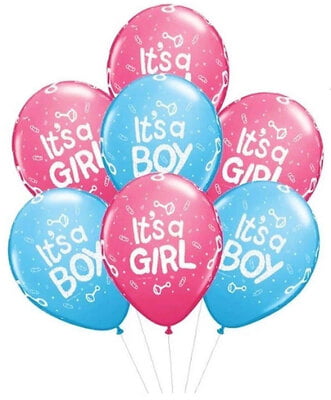 The Magic Balloons Store- Its a Girl - Boy Mix Baby Shower -181148