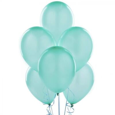The Magic Balloons Store- Latex Balloons (Pack of 50) -Pastel Light Green