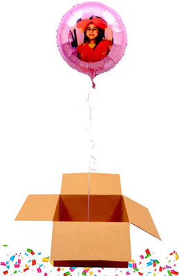 The Magic Balloons Store- Photo foil balloon in a box-181137