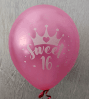 The Magic Balloons Store Sweet 16 Balloons- pack of 30 pcs-181287