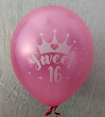 The Magic Balloons Store Sweet 16 Balloons- pack of 30 pcs-181287 The Magic Balloons Store Sweet 16 Balloons- pack of 30 pcs-181287