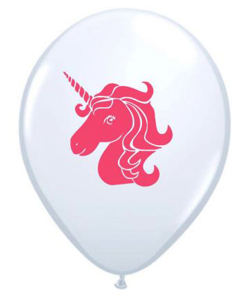 The Magic Balloons Store- Printed Latex Unicorn Balloons-pack of 30