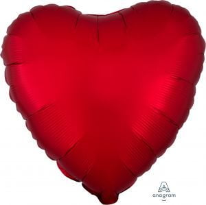 Anagram 18″ Sangnria Red Heart Foil Balloon (pack of 1) 181331