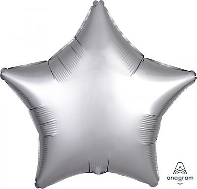 Anagram 18″ Matte Silver star Foil Balloon( pack of 1) Anagram 18″ Matte Silver star Foil Balloon( pack of 1)