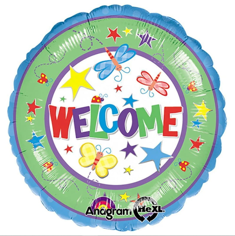 Anagrams 18" Welcome Foil Balloons