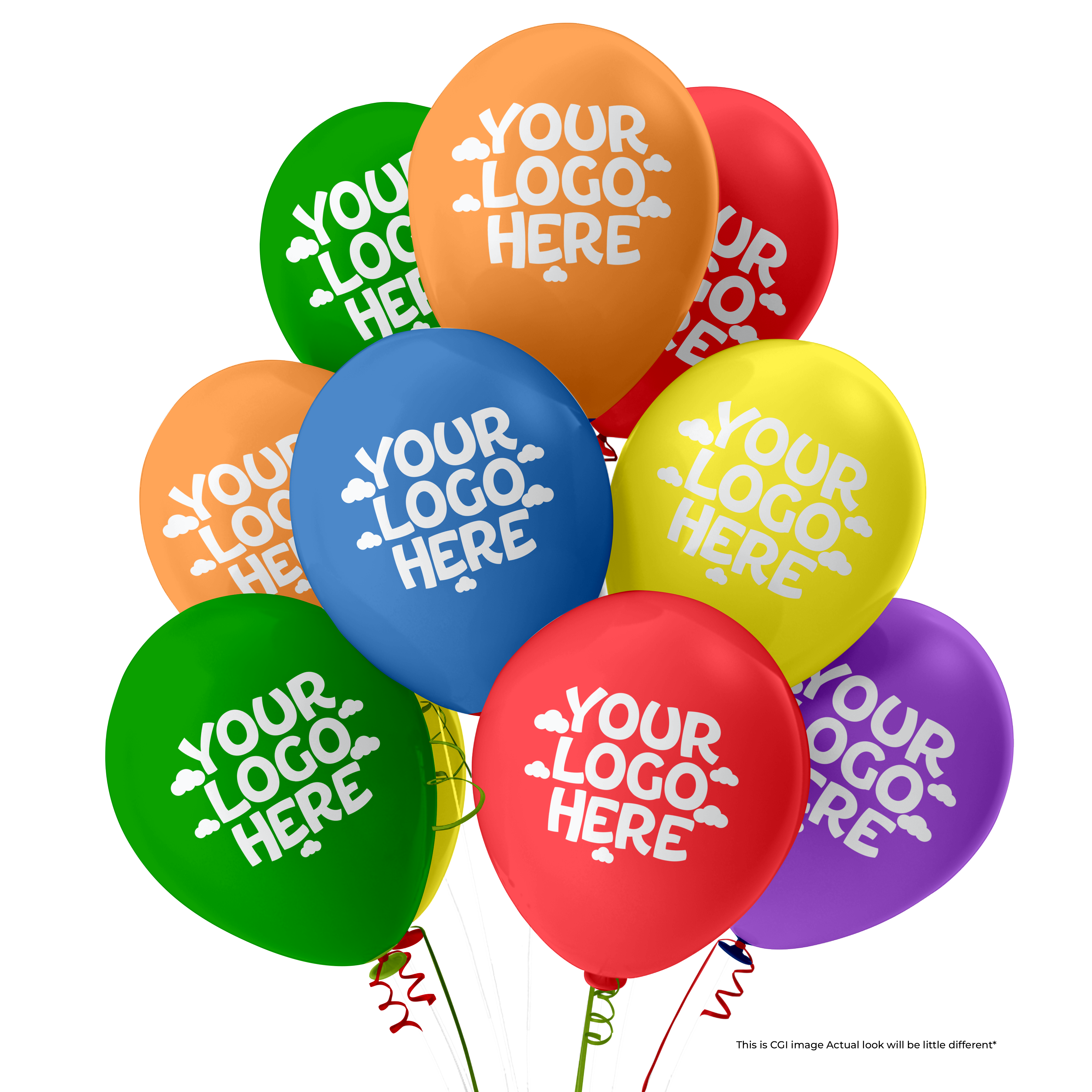The Magic Balloons- Custom balloons with Name and Logo pack of 1000